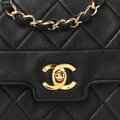 Chanel Lambskin Quilted Small Single Flap Black 9 of 11