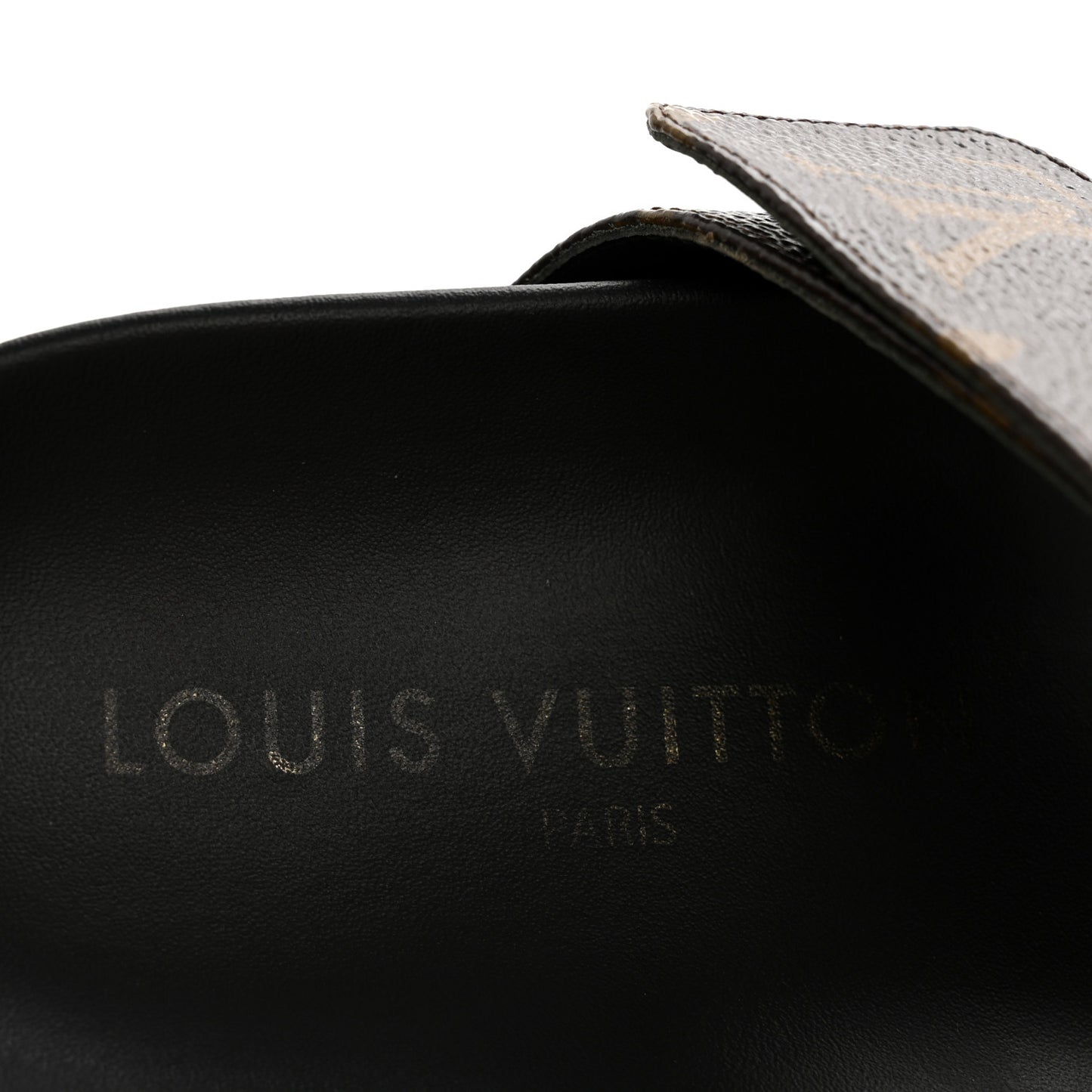Monogram Bom Dia Mule Sandals 39 Black