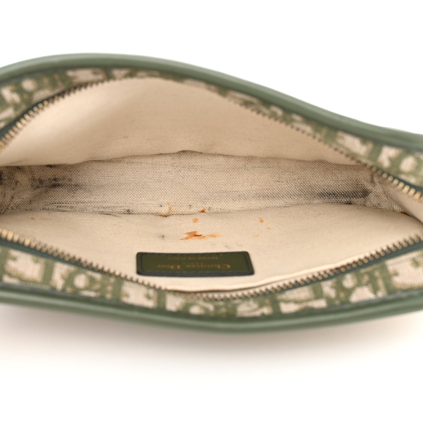 Oblique Diorquake Clutch Green