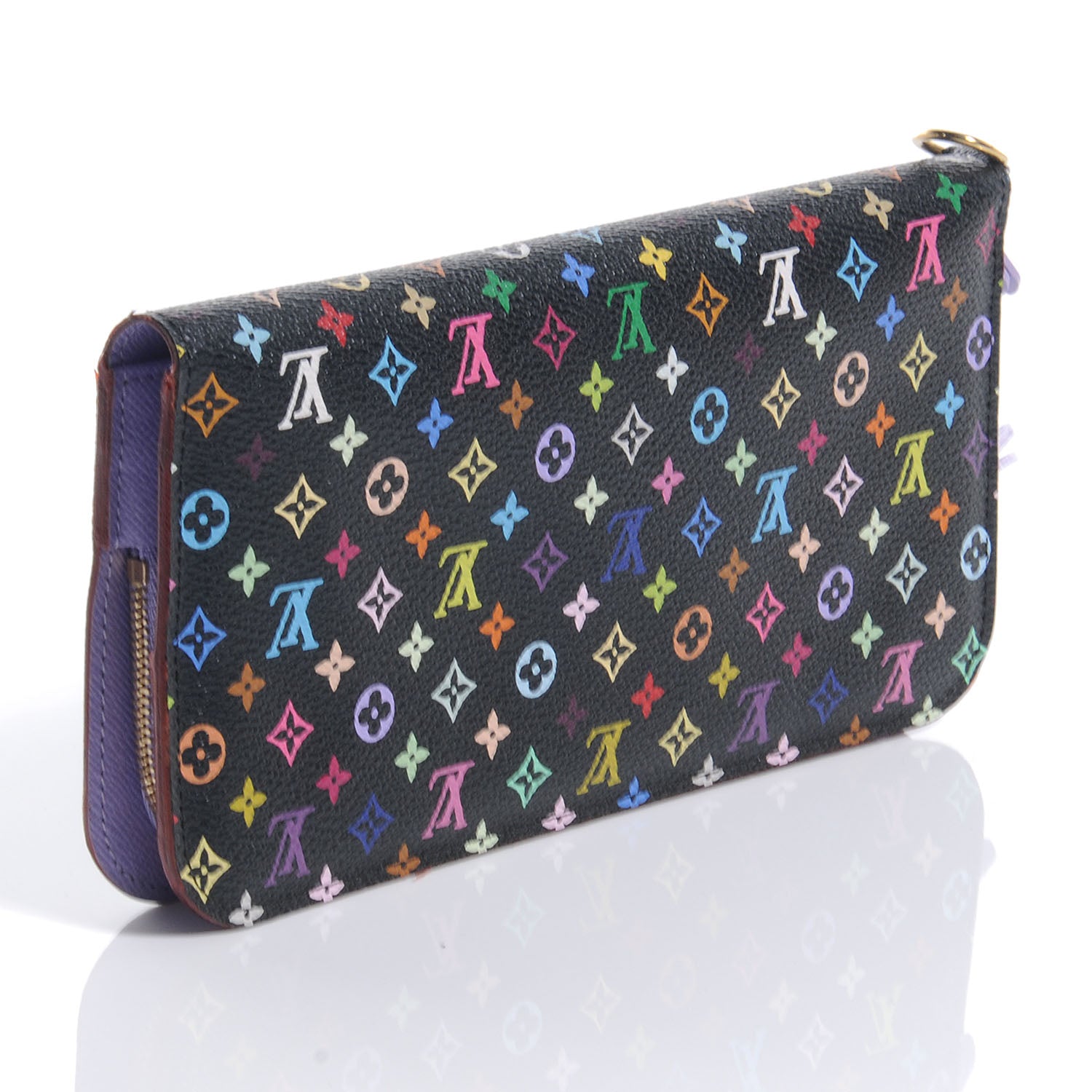 Louis Vuitton Monogram Multicolor Insolite Wallet Violet 3 of 8