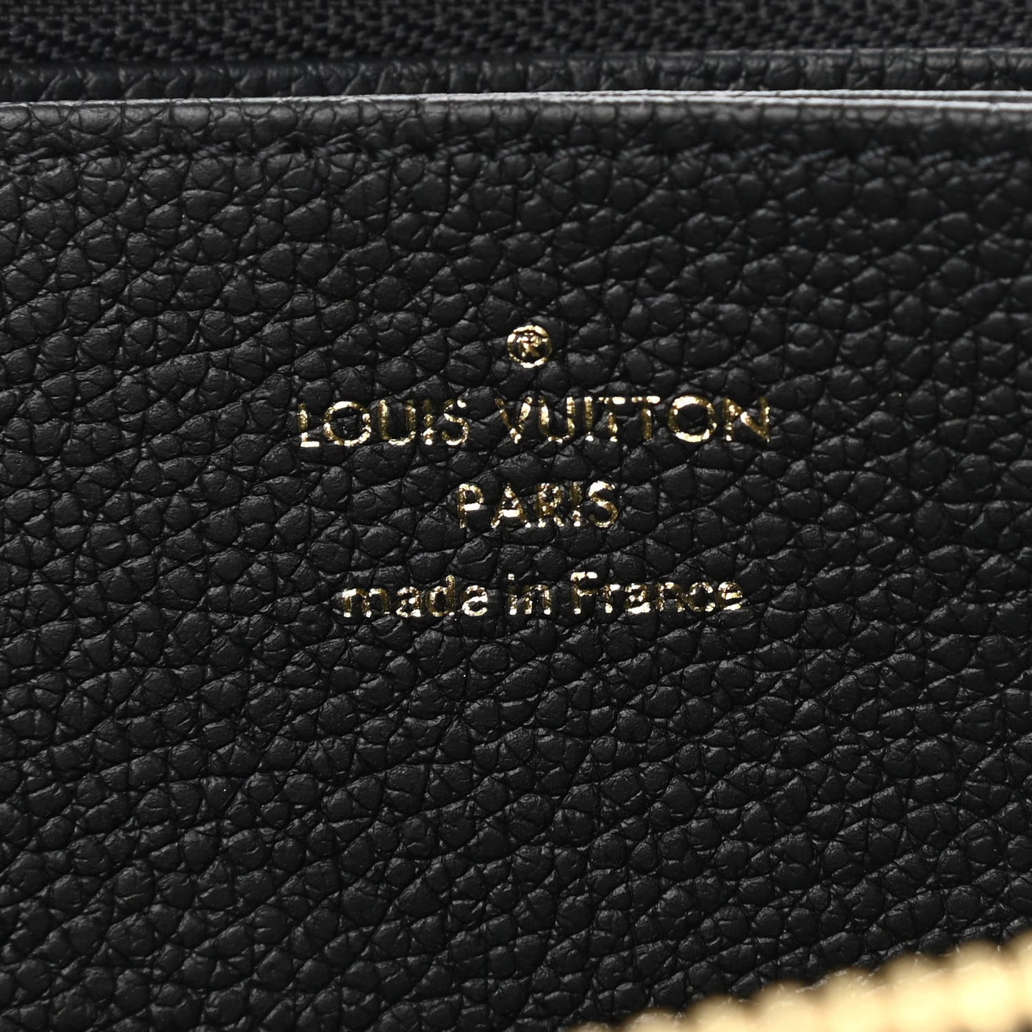 Empreinte Monogram Giant Zippy Wallet Black Beige