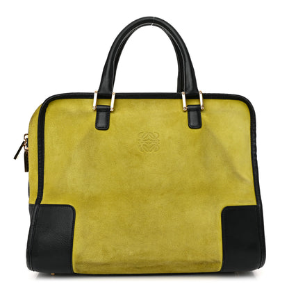 Loewe Suede Calfskin Amazona Yellow Black 1 of 11