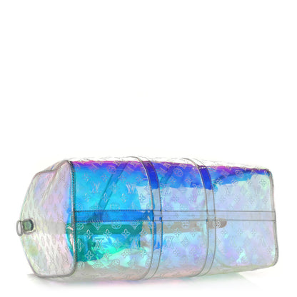 Louis Vuitton PVC Monogram Keepall Bandouliere 50 Iridescent Prism 4 of 16