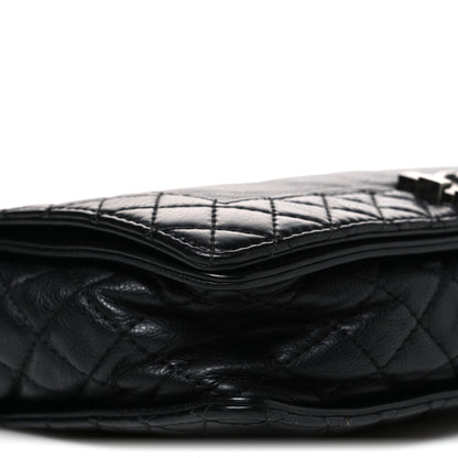 Chanel Calfskin New Medium Boy Reverso Flap Black 9 of 10