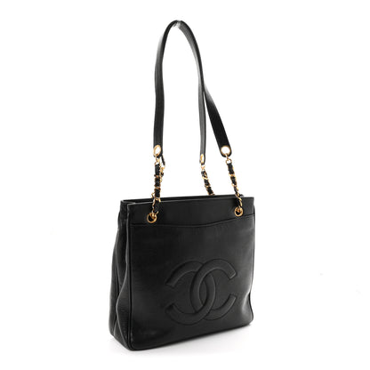 Chanel Caviar Flap Shoulder Bag Black 3 of 10