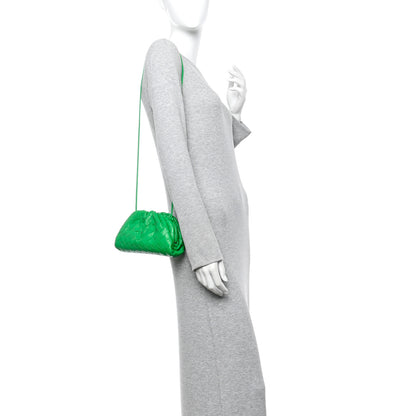 Bottega Veneta Nappa Intrecciato The Mini Pouch Clutch Parakeet 2 of 9
