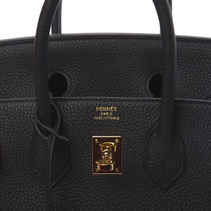 Hermes Togo Birkin 25 Black 6 of 11