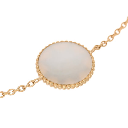 Christian Dior 18K Yellow Gold Diamond Mother of Pearl Rose Des Vents Bracelet 3 of 4