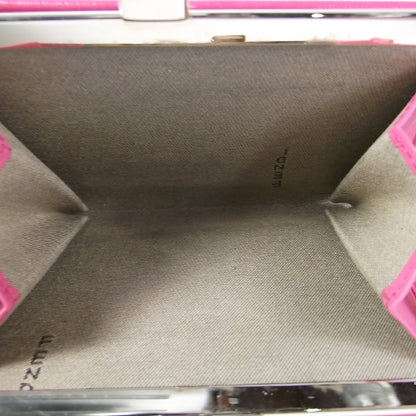 Fendi Textured Calfskin French Wallet Pink 8 of 8