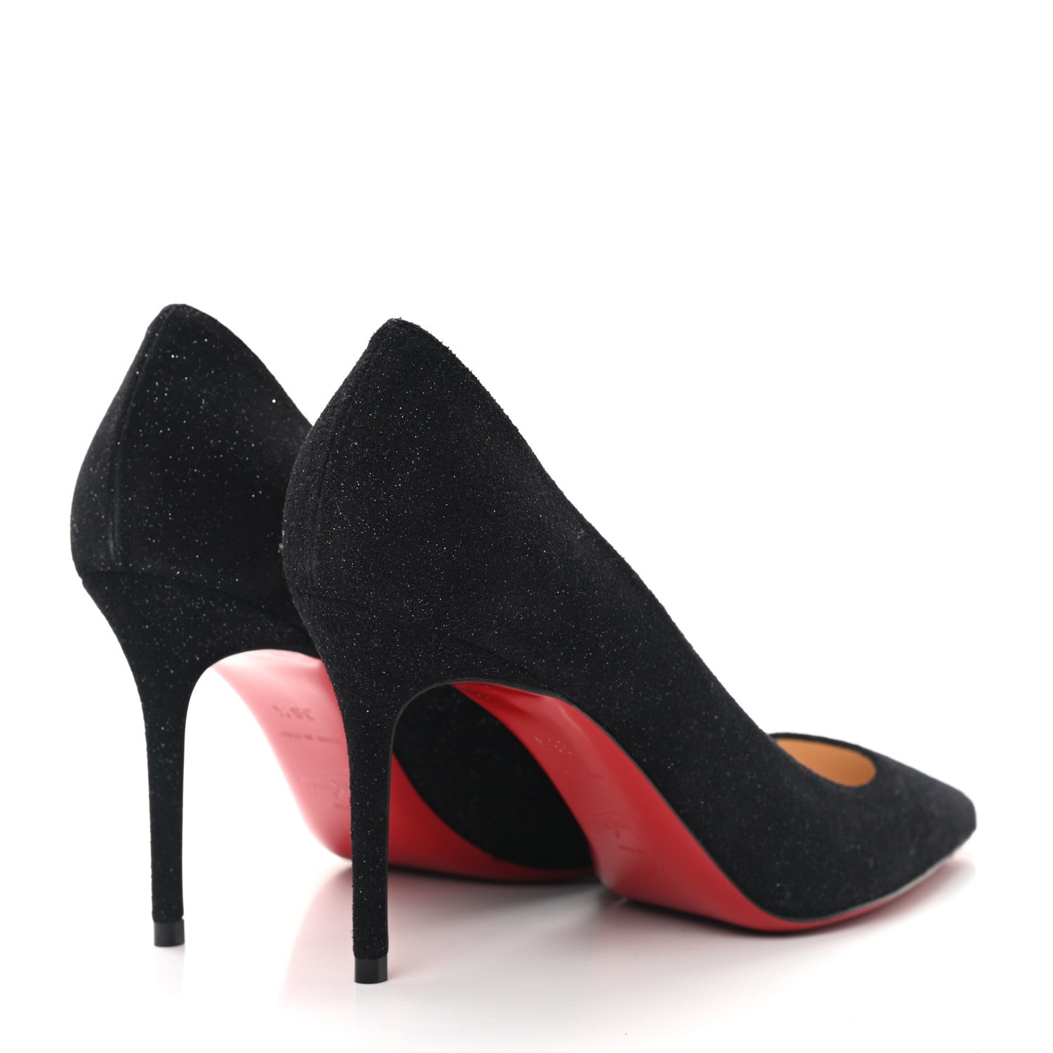 Christian Louboutin Glitter Decoltish 85 Pumps 36.5 Black 4 of 9
