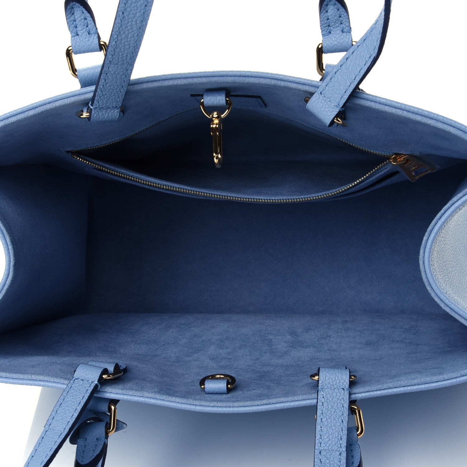 Louis Vuitton Empreinte Monogram Giant By The Pool Onthego MM Summer Blue 4 of 4
