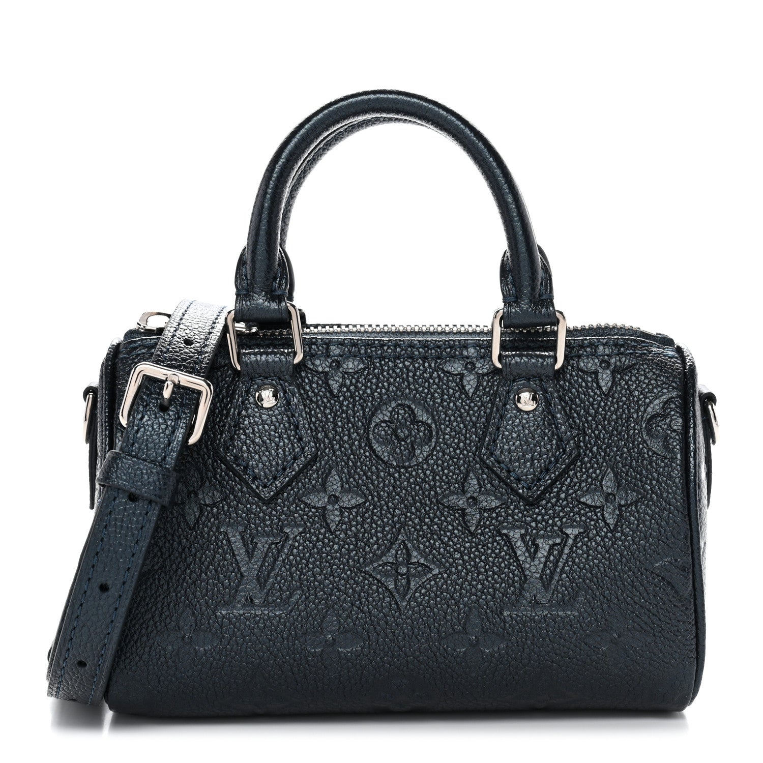 Louis Vuitton Empreinte Monogram Nano Speedy Shimmery Ink 1 of 9