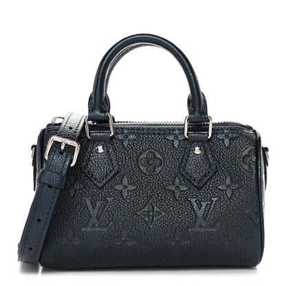 Louis Vuitton Empreinte Monogram Nano Speedy Shimmery Ink 1 of 9
