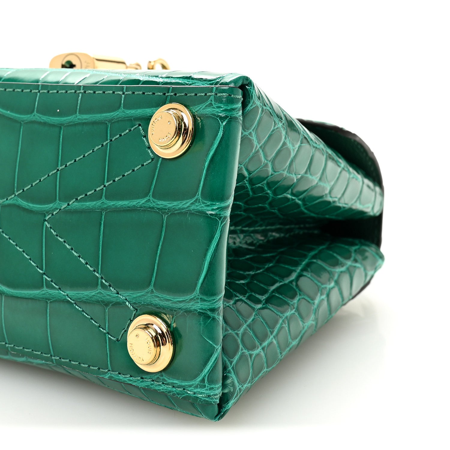 Louis Vuitton Alligator Rose Des Vents Mini Emeraude 9 of 9