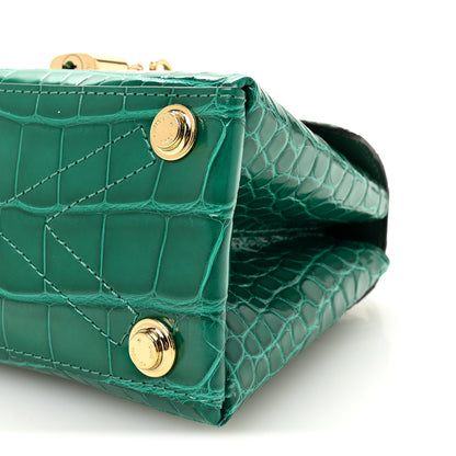 Louis Vuitton Alligator Rose Des Vents Mini Emeraude 9 of 9