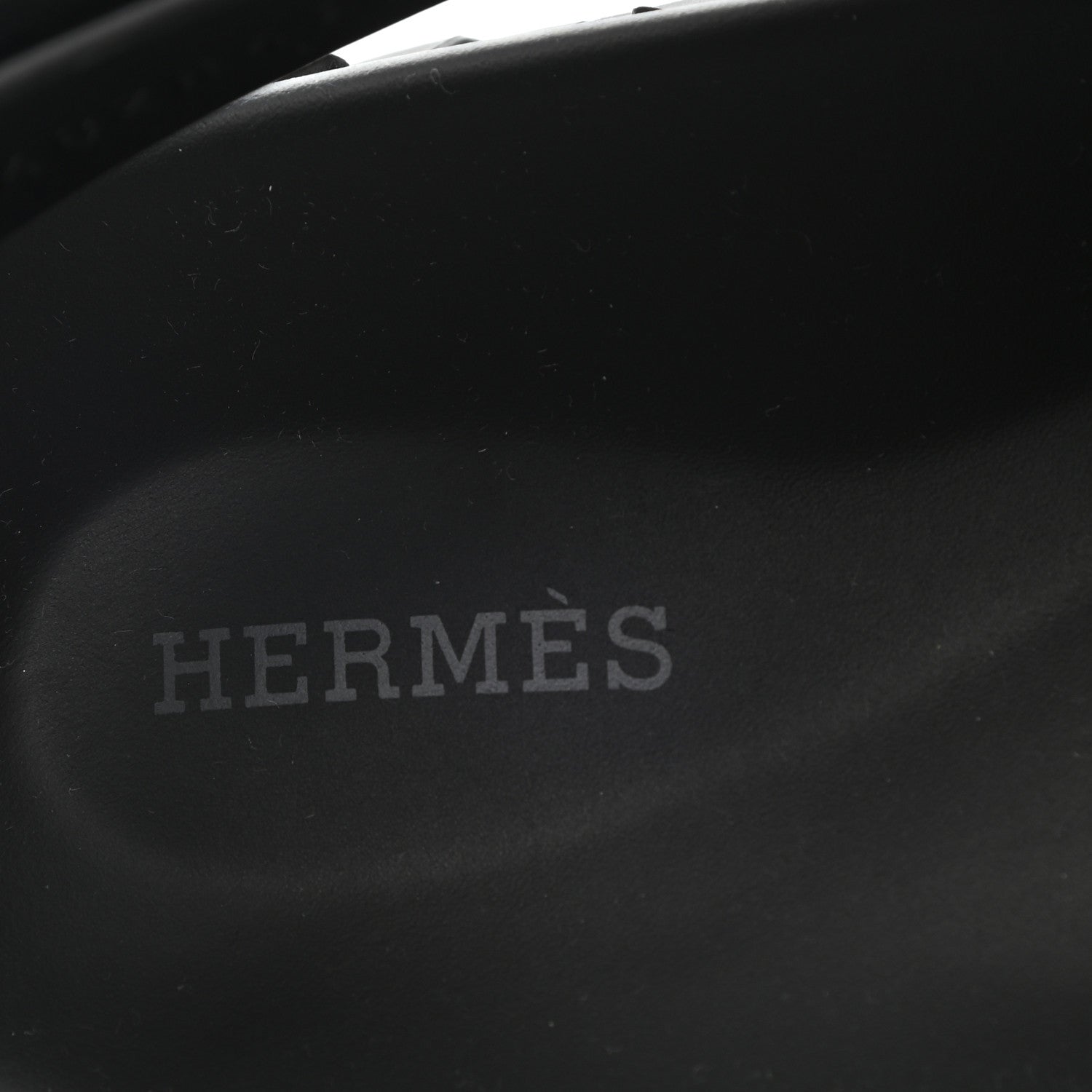Hermes Calfskin Goatskin Mens Electric Sandals 43 Black 7 of 9