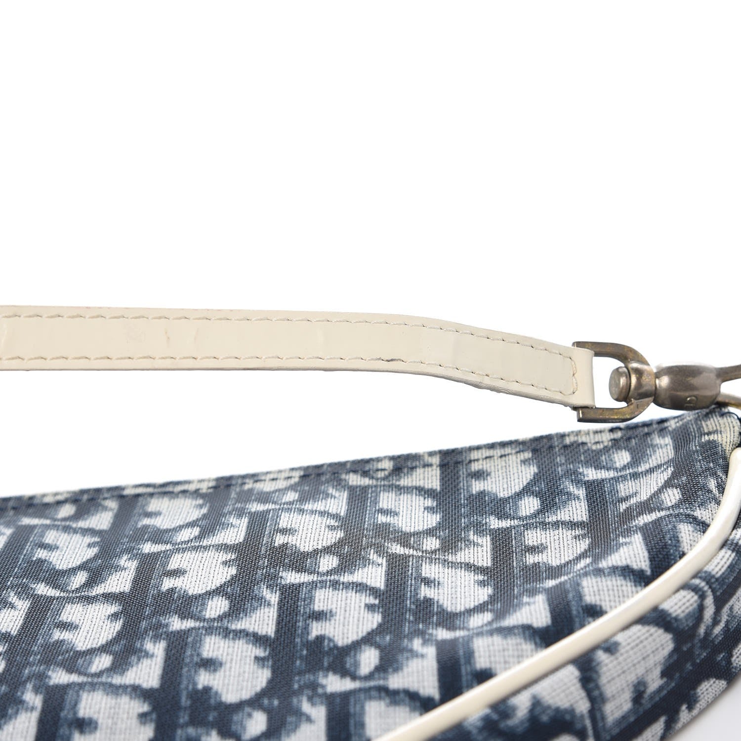 Christian Dior Monogram Mini Saddle Pochette Navy 11 of 11