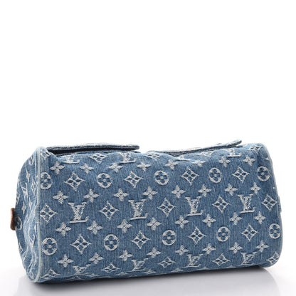 Louis Vuitton Monogram Denim Neo Speedy Blue 4 of 7