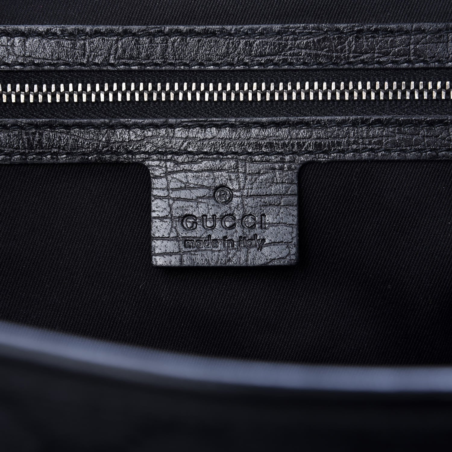 Gucci Monogram Bamboo Bullet Bag Black 6 of 9