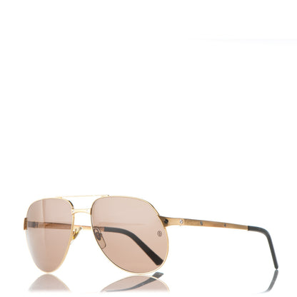 Cartier Santos Dumont Vendome Aviator Sunglasses T8200747 Gold 1 of 8