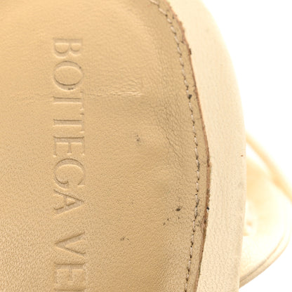 Bottega Veneta Mesh Nappa Stretch Ankle Tie Sandals 38 Toile 10 of 11