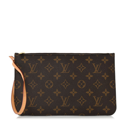 Louis Vuitton Monogram Neverfull MM GM Pochette 1 of 12