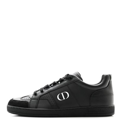 Christian Dior Calfskin Suede Logo Sneakers 36 Black 1 of 11