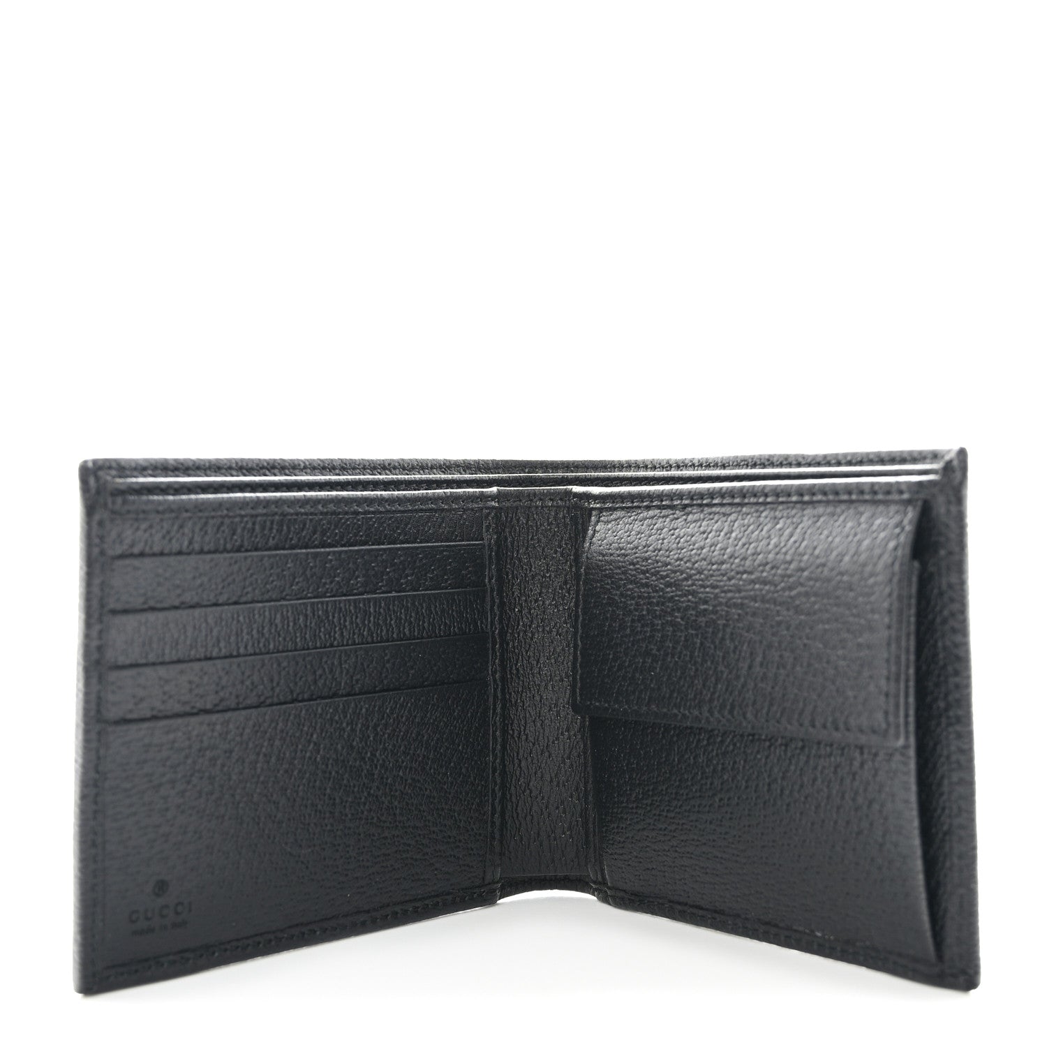 Gucci Calfskin Horsebit 1955 Bi-Fold Wallet Black 5 of 8