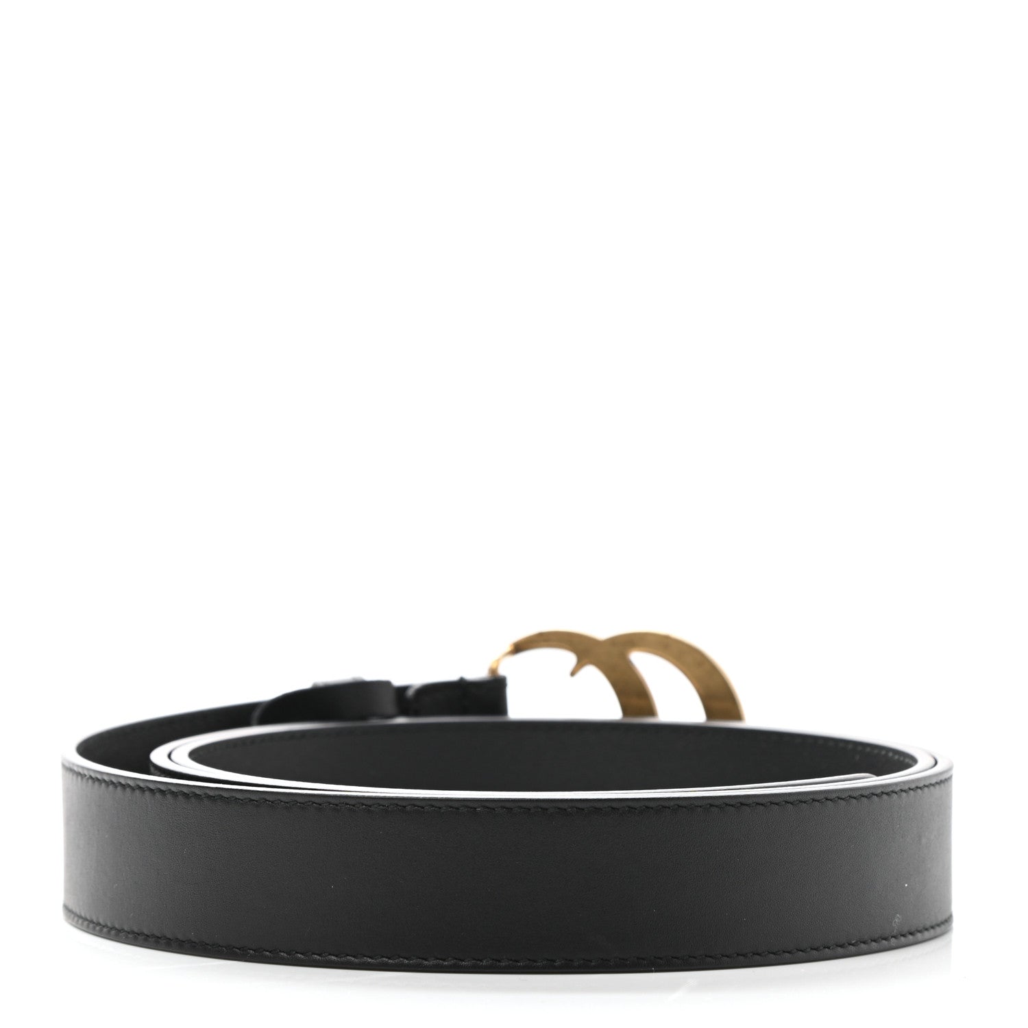 Gucci Moon Calfskin Double G 30mm Belt 110 44 Black 2 of 5