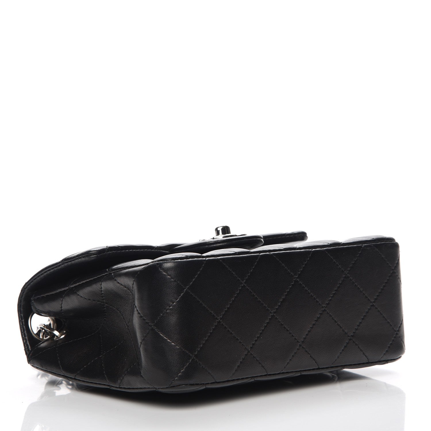 Chanel Lambskin Quilted Mini Square Flap Black 4 of 8