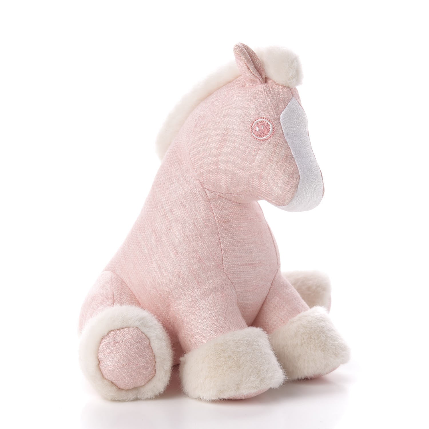 Hermes Linen Baby Hermy Plush Toy Rose Lilas 6 of 11