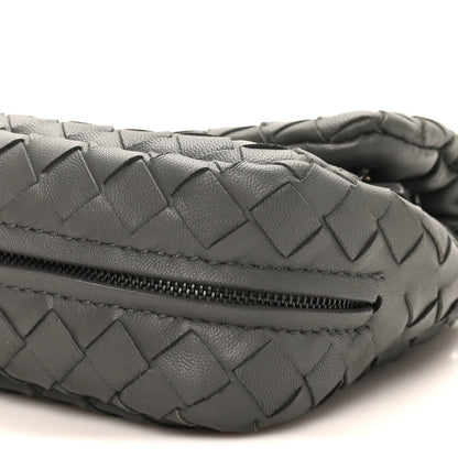 Bottega Veneta Nappa Intrecciato Small Chain Crossbody Light Grey 9 of 9