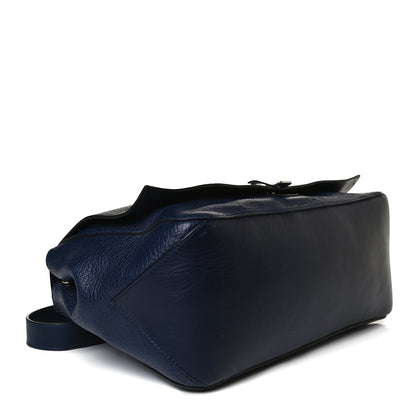 Proenza Schouler Pebbled Calfskin Double Sided PS Courier Bag Indigo 4 of 19