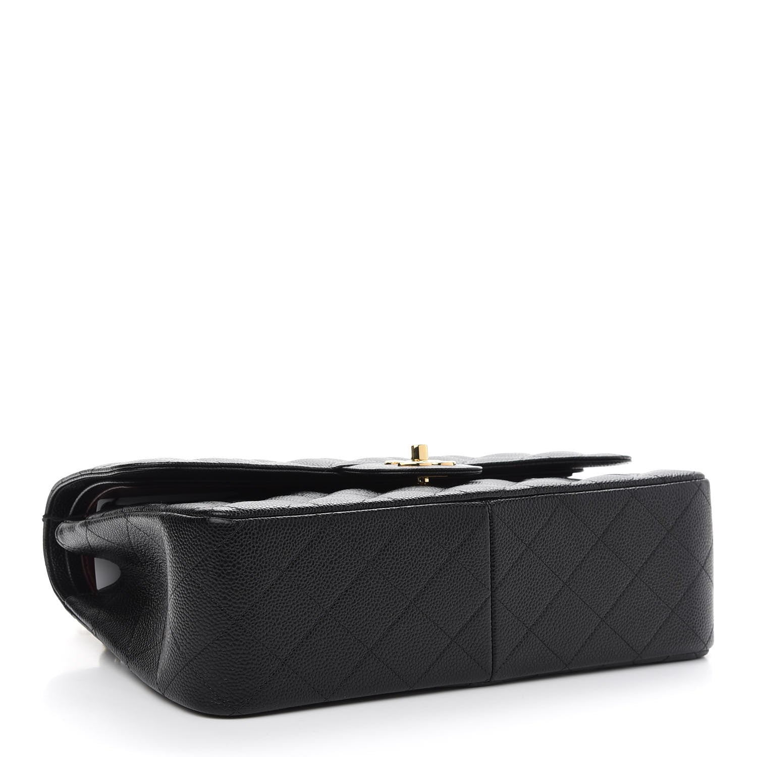 Chanel Caviar Quilted Jumbo Double Flap Black 4 of 9