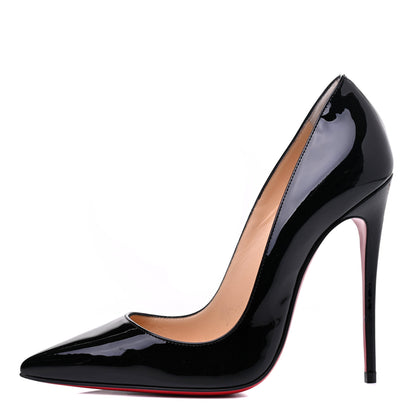 Christian Louboutin Patent So Kate 120 Pumps 37.5 Black 1 of 9