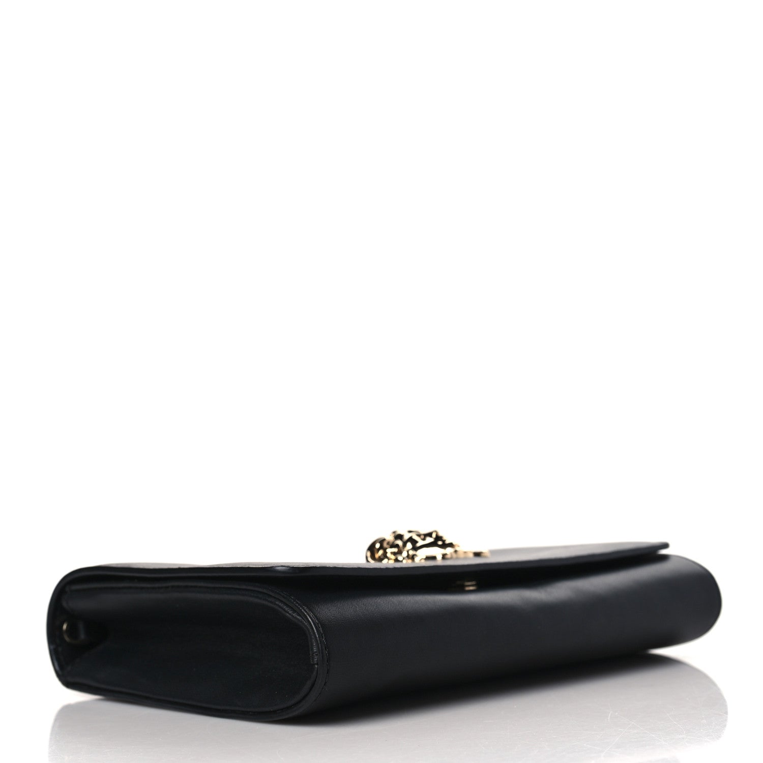 Versace Vitello Palazzo Medusa Evening Clutch Bag Black 5 of 10