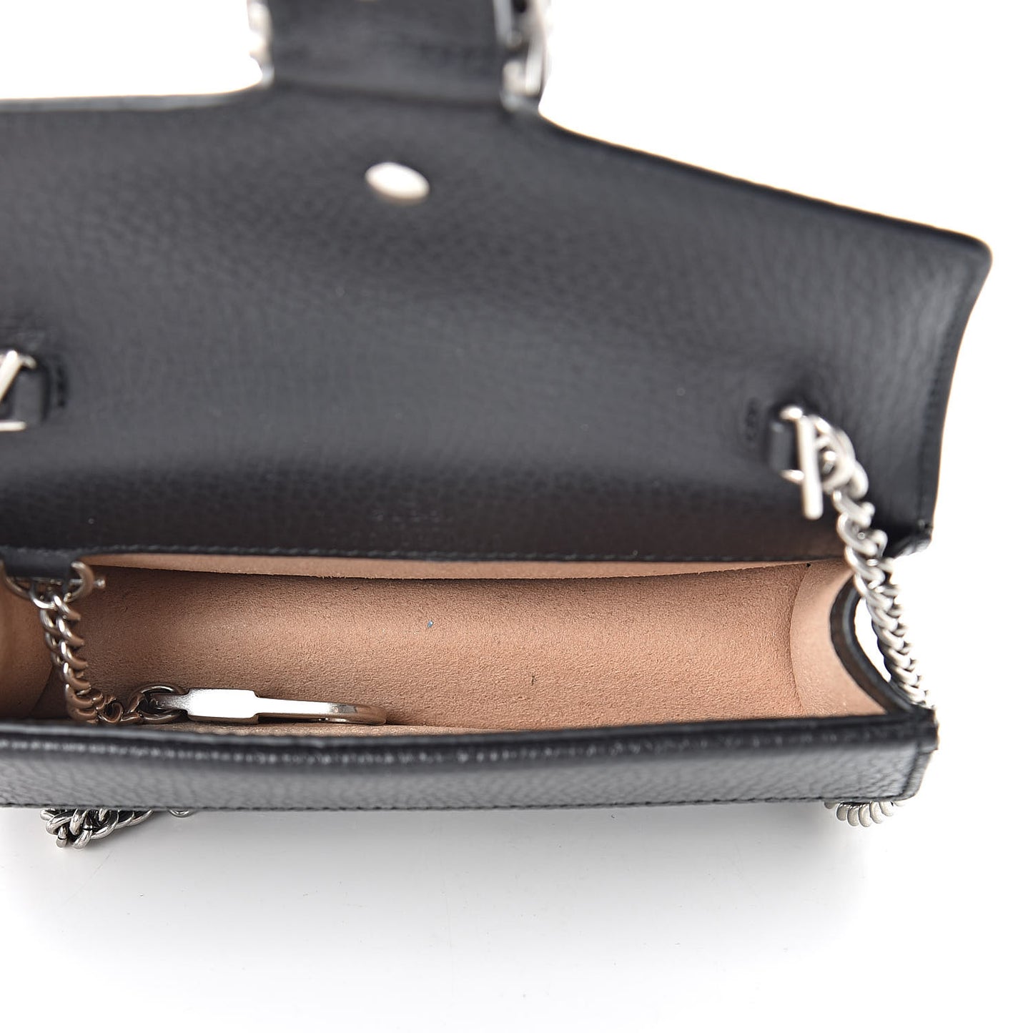 Calfskin Super Mini Dionysus Shoulder Bag Black