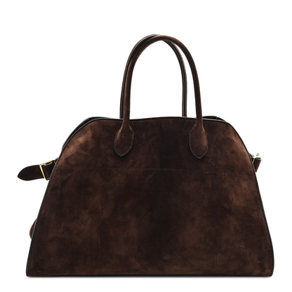 The Row Suede Soft Margaux 15 Mocha 1 of 9