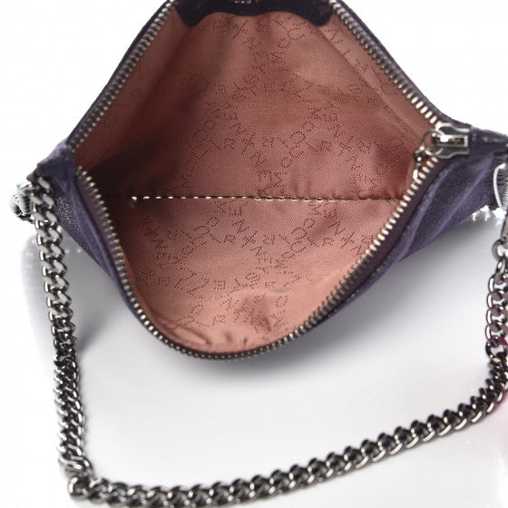 Stella McCartney Shaggy Deer Falabella Clutch Purple 5 of 8