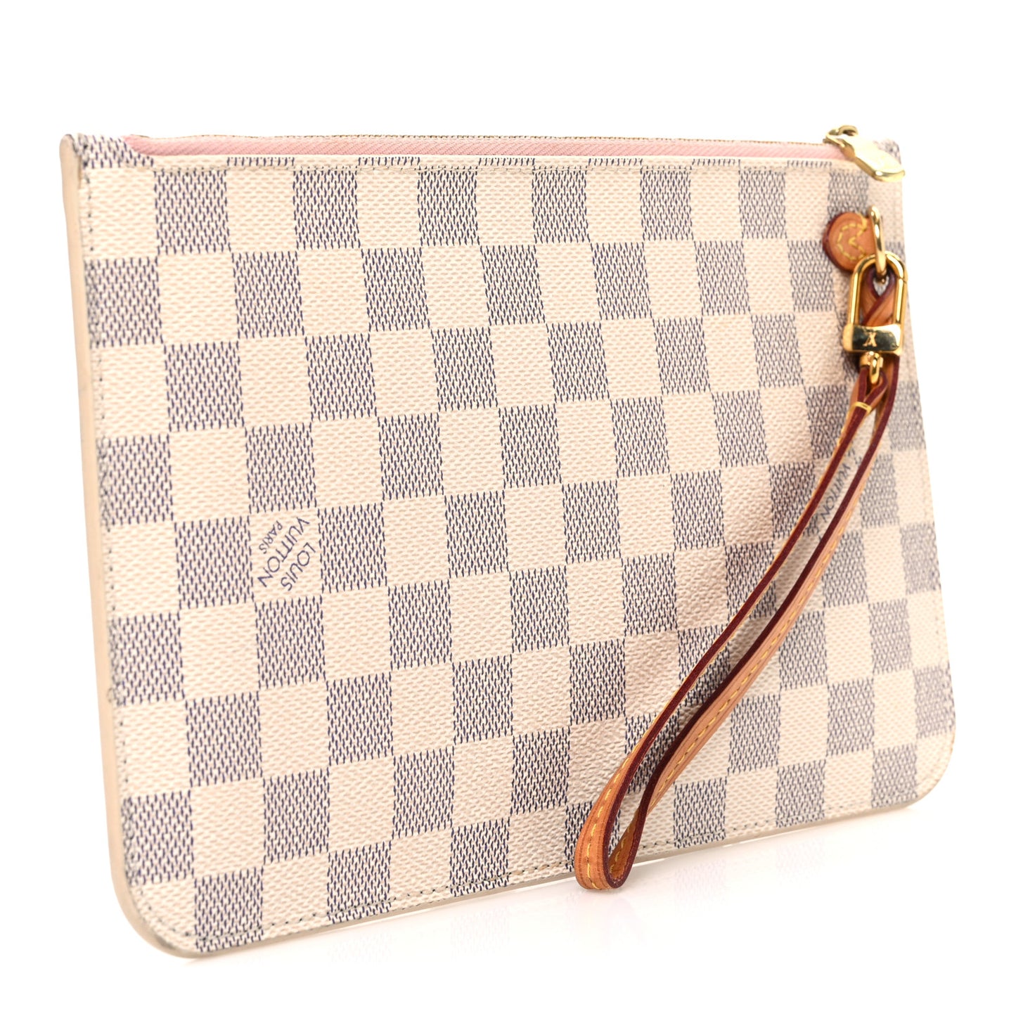 Damier Azur Neverfull MM GM Pochette Rose Ballerine