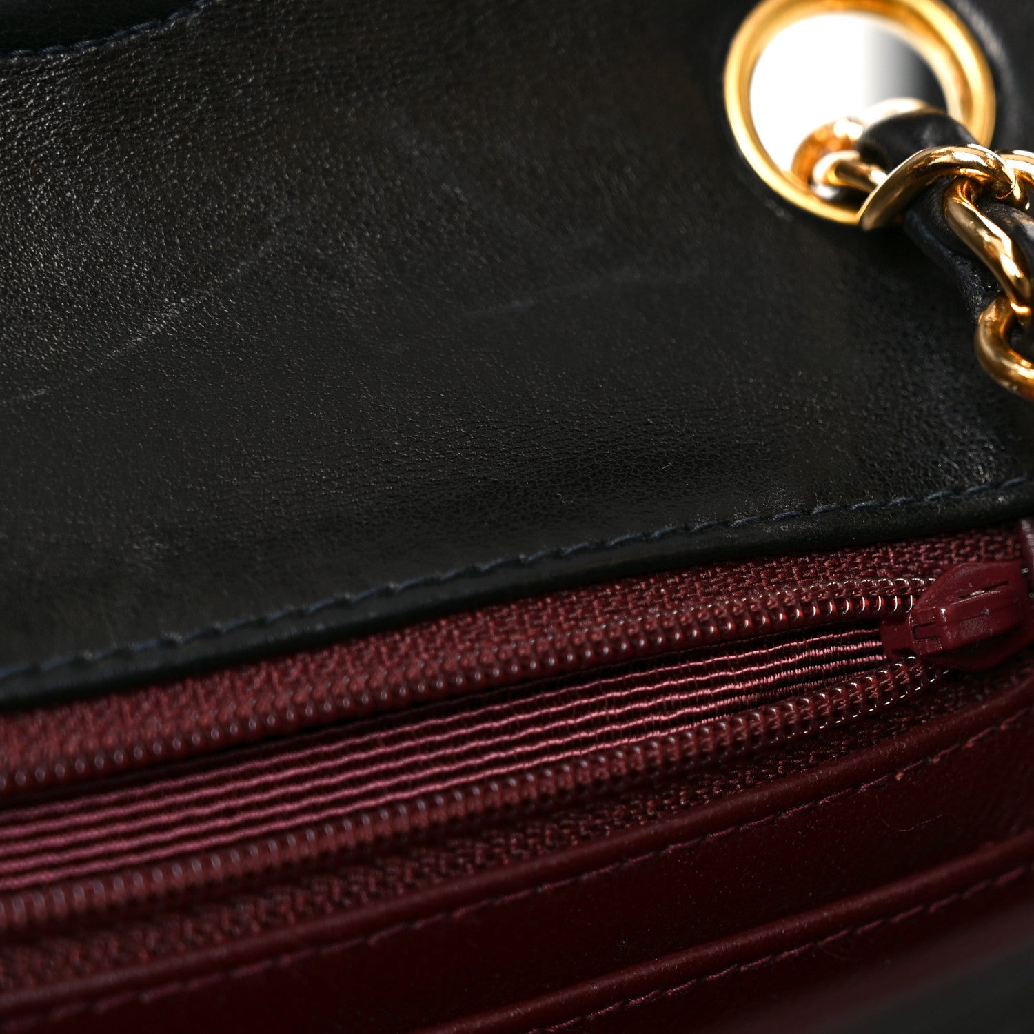 Chanel Lambskin Quilted Mini Square Flap Black 11 of 12
