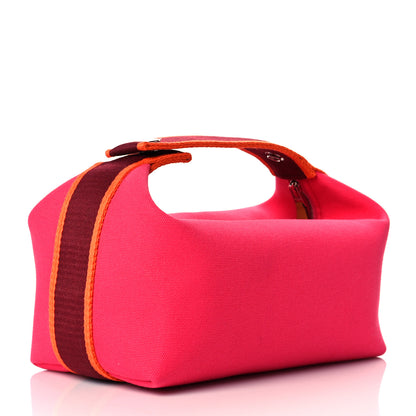 Hermes Canvas Small Bride-A-Brac Pouch Hibiscus 3 of 9