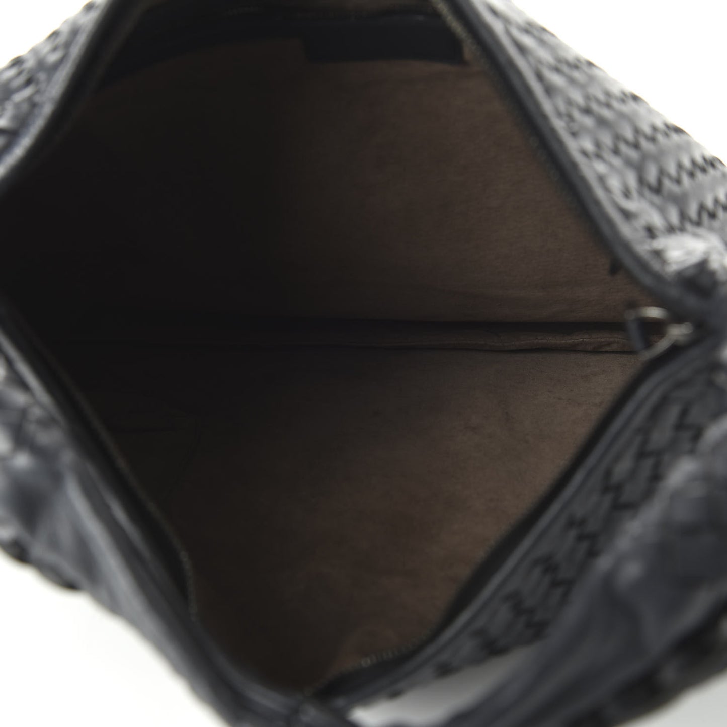 Nappa Intrecciato Medium Veneta Hobo Black