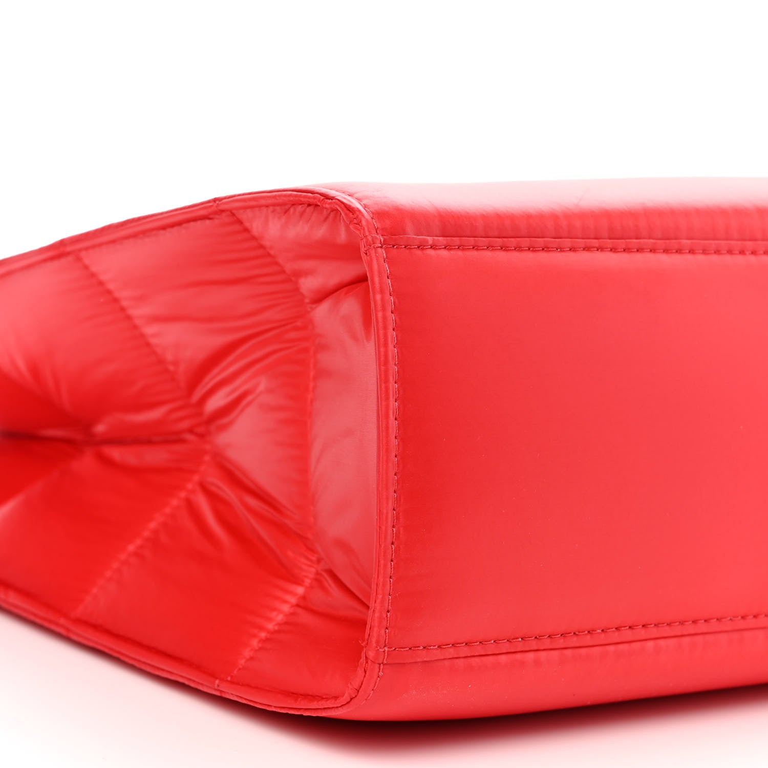 Telfar Nylon Medium Puff Shopping Bag Red 8 of 9