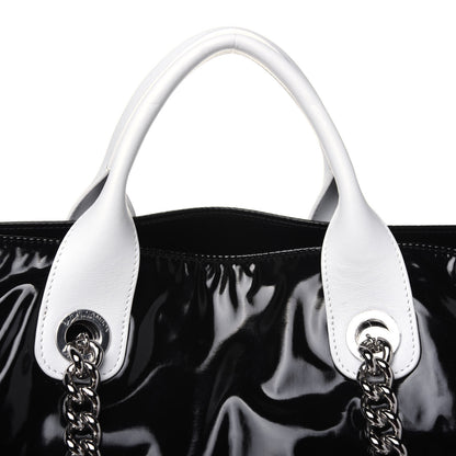 Chanel Vinyl Large La Pausa Bay Shopping Bag Black 25 of 25