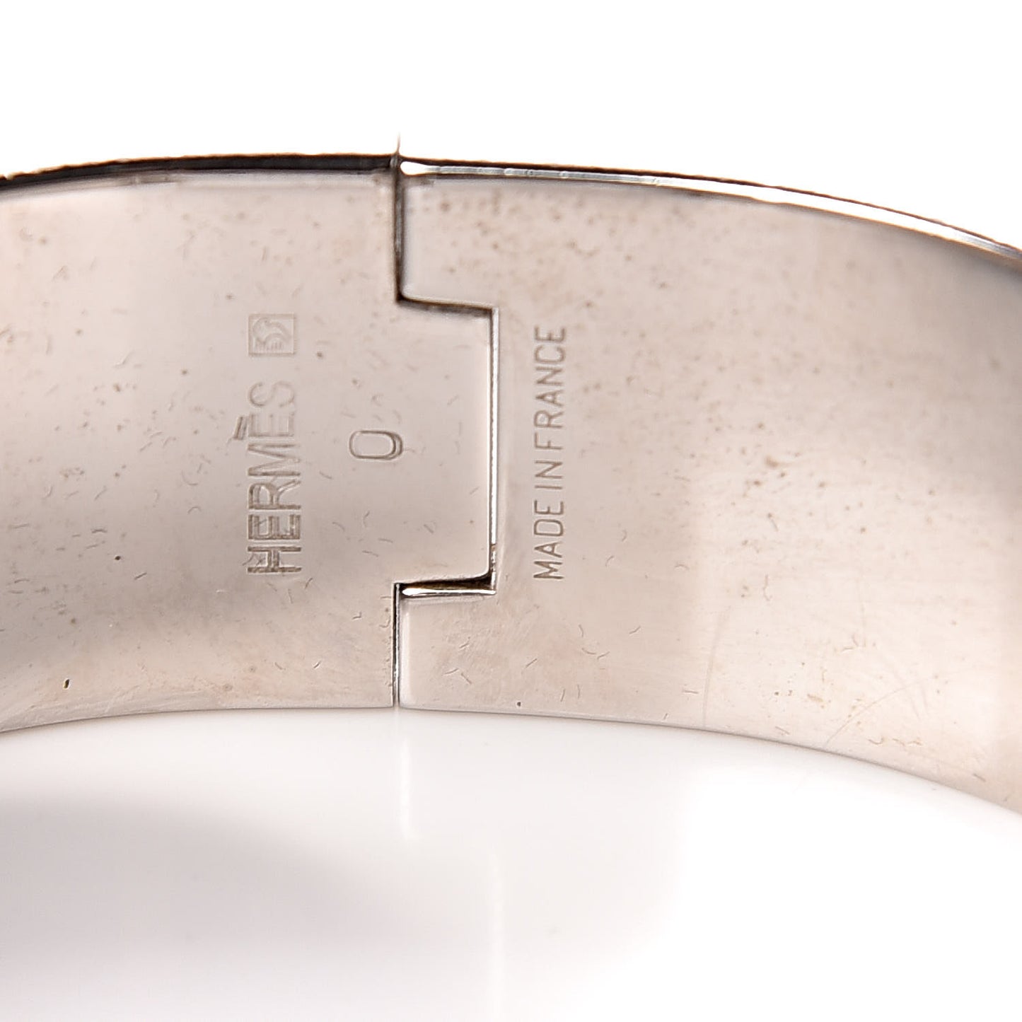 Enamel Wide Clic Clac H Bracelet PM Black