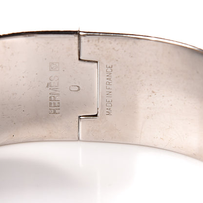 Hermes Enamel Wide Clic Clac H Bracelet PM Black 5 of 6