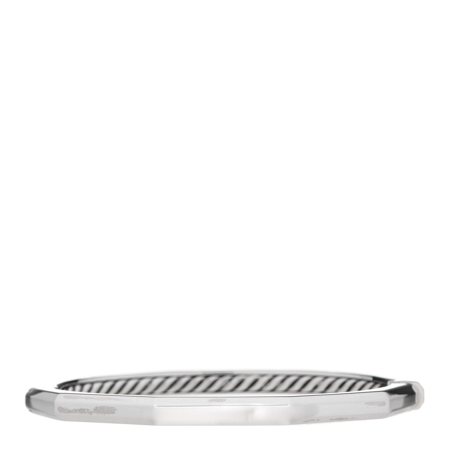 David Yurman Sterling Silver Stax Faceted Cable Bracelet 2 of 5