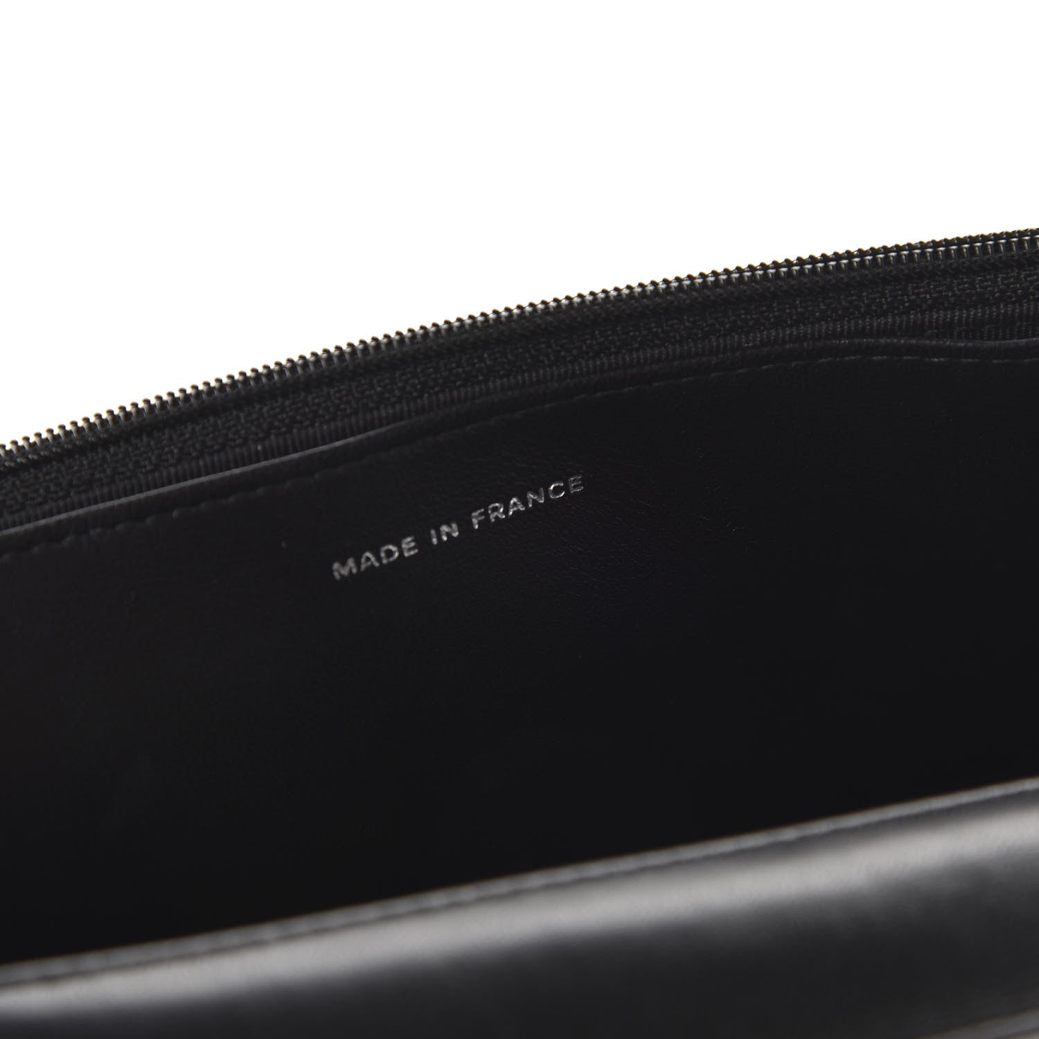 Chanel Perforated Lambskin Quilted Wallet On Chain WOC Black 10 of 11