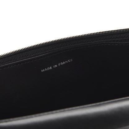 Chanel Perforated Lambskin Quilted Wallet On Chain WOC Black 10 of 11